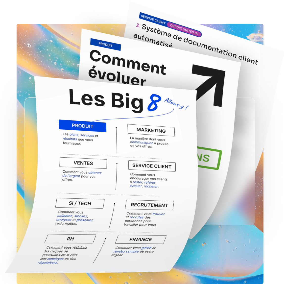 Pages de Diagnostic de Croissance IA™ Illustration - Pages de Diagnostic de Croissance IA™